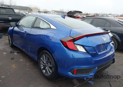 2019 Honda Civic Ex z USA, uszkodzony, nr VIN 2HGFC3B35KH350704
